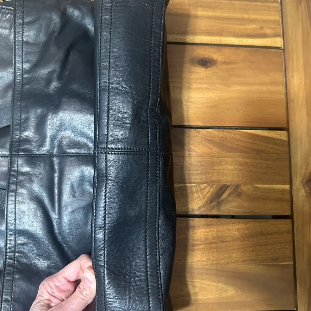 Coach Black Leather Messenger Bag 70226